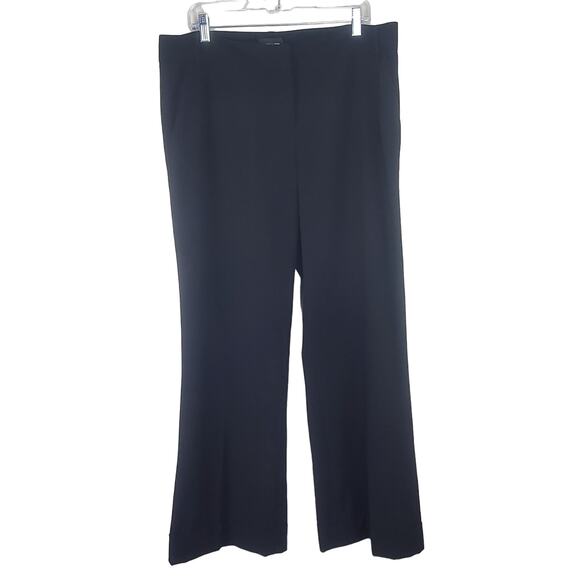 FOCUS 2000 Black Wide Legged Trouser Pants | Size 16 - Picture 1 of 10
